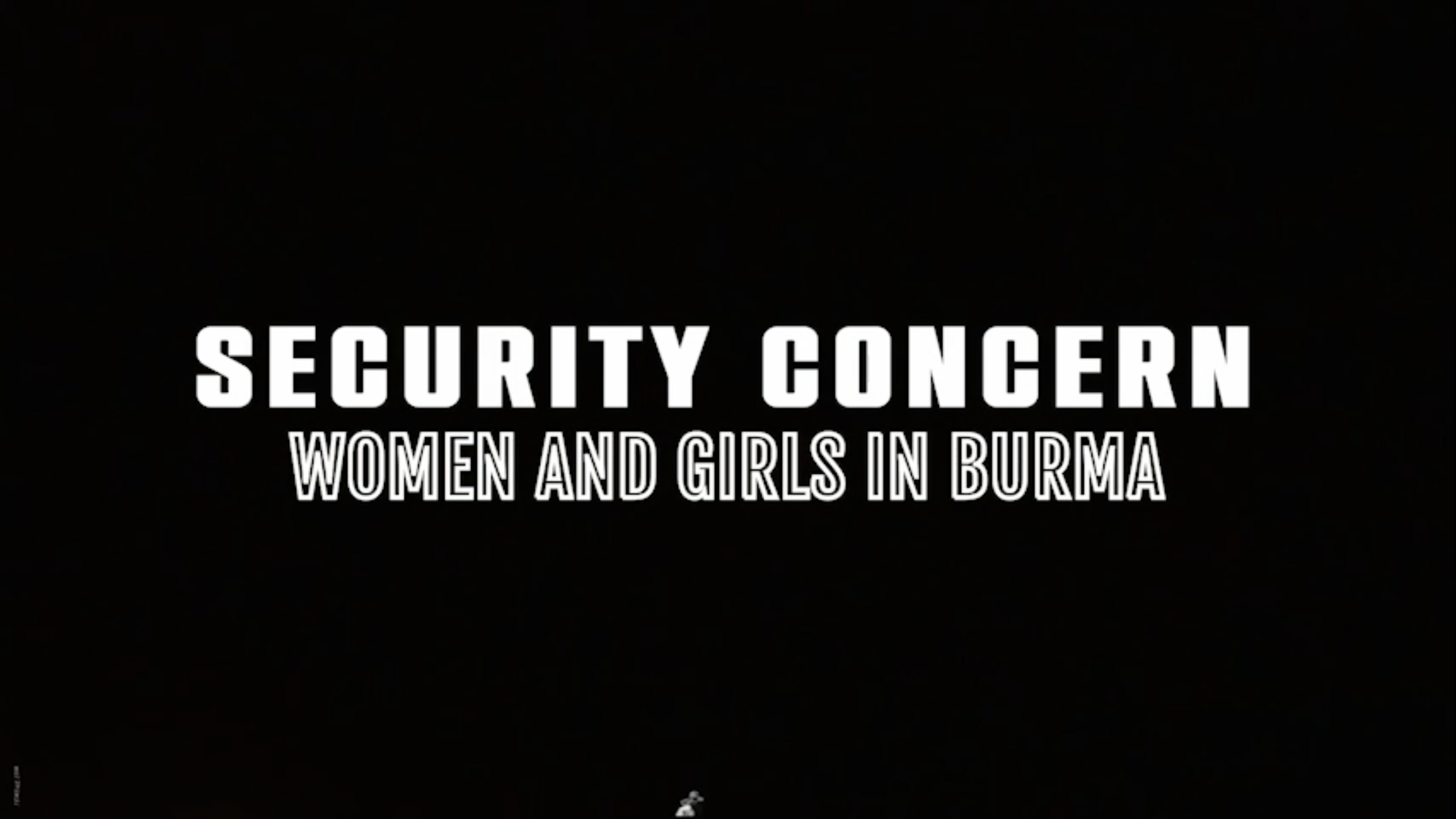 Security Concern Women and Girls in Burma
