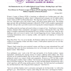 Press Release by Women’s League of Burma (WLB): Speaking Truth to Power: Ending Military Impunity in Burma/Myanmar